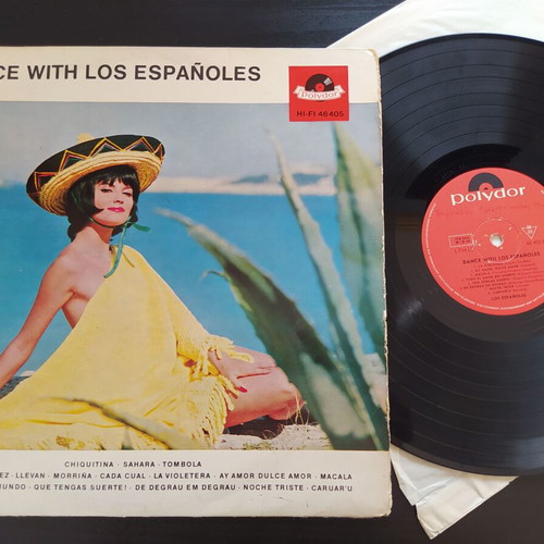 Dance with Los Españoles vinyl record used, Latin