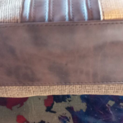 Vintage women's handbag like new, brown and beige earth tones
