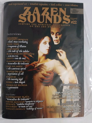 Zazen Sounds Magazine Issue 22 new, ambient and dark music