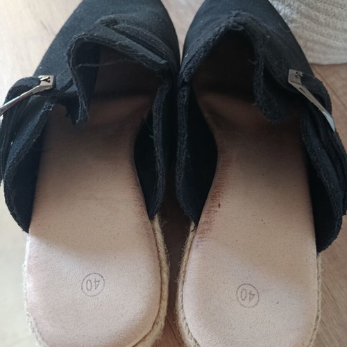 Alta Moda mule shoes size 40, black