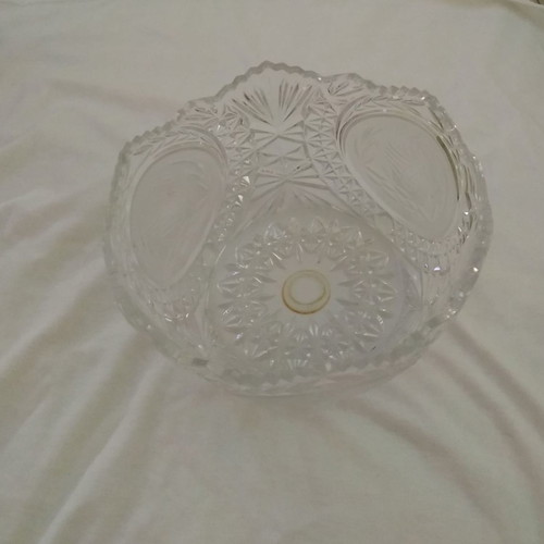 Crystal fruit bowl used