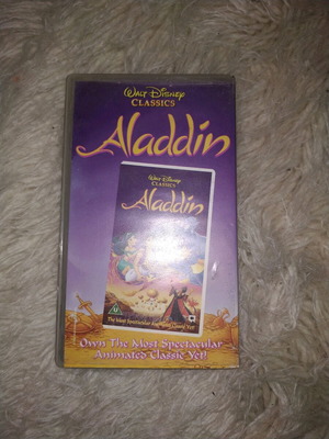 Aladdin video cassette used