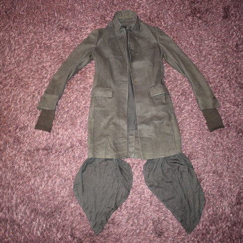 Isaac Sellam Experience leather coat size 36 used, brown