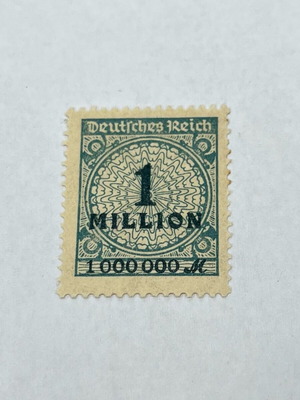 German Reich Stamp 1000000 Marks 1923 like new, collectible