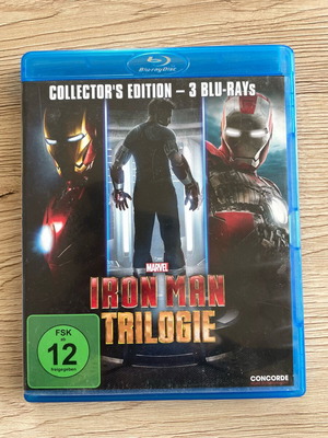Iron Man τριλογία Blu-Ray σαν καινούργιο με αγγλικούς υπότιτλους
