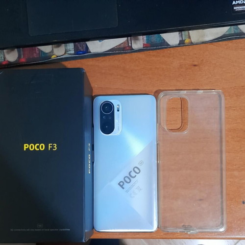 Xiaomi Poco F3 smartphone like new, 6+2GB RAM, 128GB storage, white