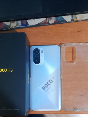 Xiaomi Poco F3 smartphone like new, 6+2GB RAM, 128GB storage, white