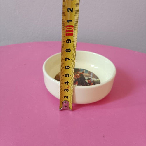 Dewar's White Label bowl collectible, like new