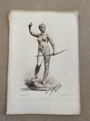 Collectible engraving used