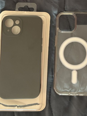 iPhone 15 cases, black and MagSafe