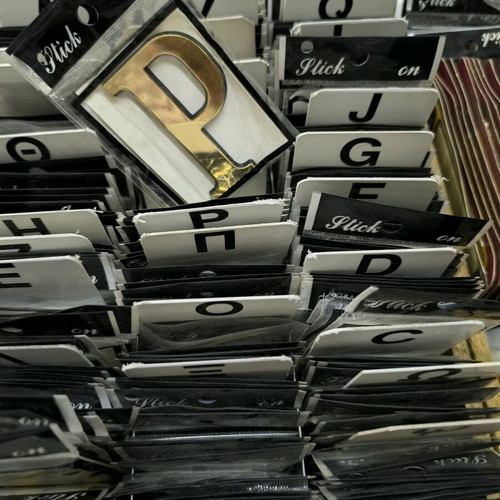 Huge opportunity Clearance. Stickers gold letters / street number signs, small signage plates
