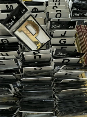 Huge opportunity Clearance. Stickers gold letters / street number signs, small signage plates