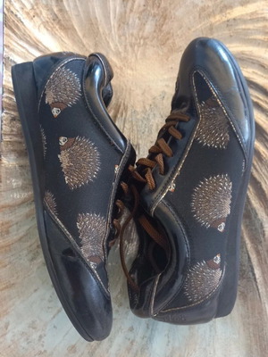 Braccialini sneakers 35 like new, black and brown