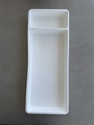 IKEA Stödja drawer organizers set of 2 like new, white plastic