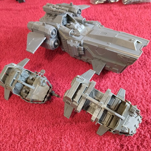 Stormwolf Assault Craft Warhammer 40K used, Space Wolves and Space Marines set