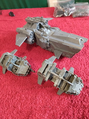 Stormwolf Assault Craft Warhammer 40K used, Space Wolves and Space Marines set