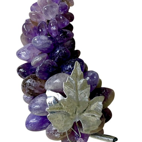 Amethyst Handmade Decorative Grape Cluster 510g