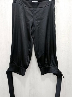 Caramella satin pants black new, size S