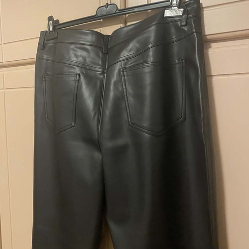 Mango leather pants new, black, size XXXL
