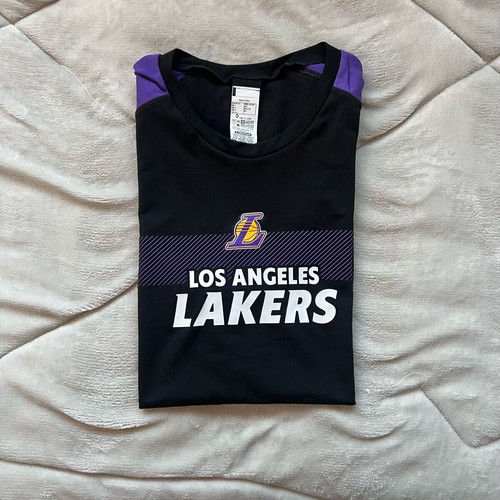 Lakers sleeveless shirt like new, size L, black-purple