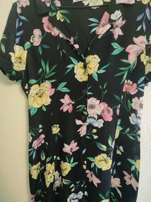 Floral maxi dress Bershka like new, multicolor, size M