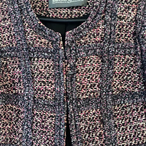 Ermanno Scervino cropped tweed jacket, multicolor