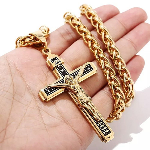 Cross Necklace Jesus Christ Crucifix 3 Models New