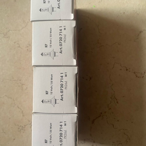 Lamp H7 new, pack of 4 pieces