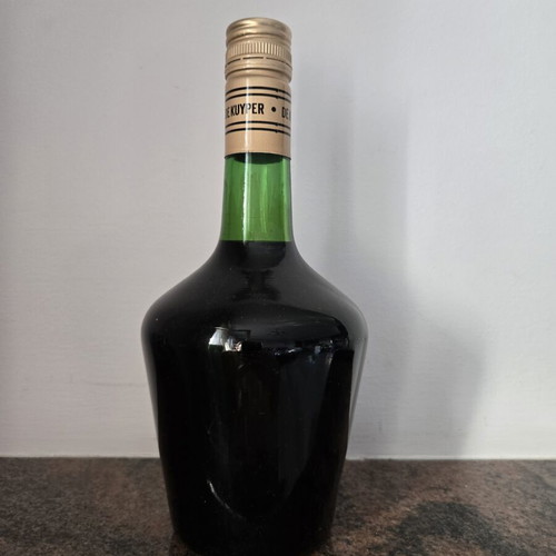 De Kuyper Crème de Café coffee liqueur bottle, sealed collectible