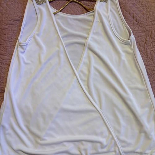 Blouse used, white, one size, good condition