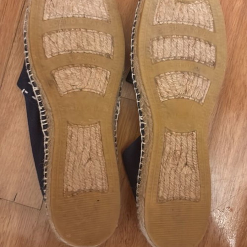 Espadrilles size 39 blue like new