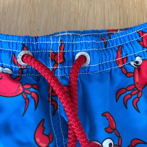 MC2 Saint Barth swimsuit like new, kids 3-4 years, blue and red