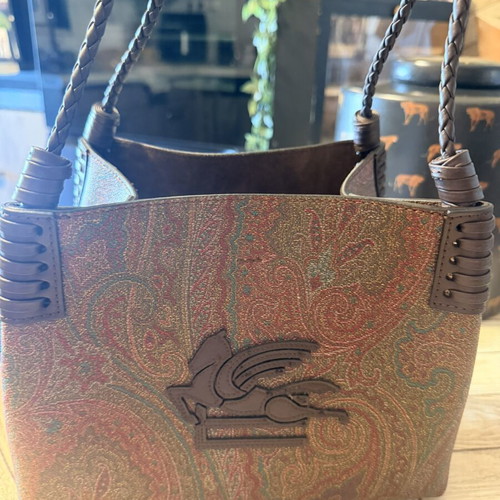 Etro shoulder bag brand new, brown