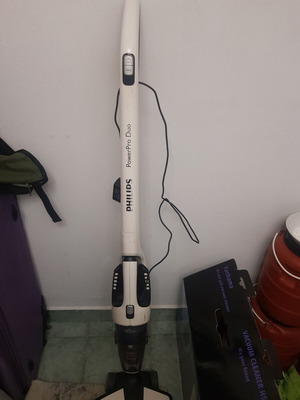 Cordless stick vacuum cleaner used