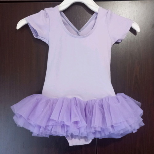 Ballet costume used for girl 4-5 years old, purple, size 6