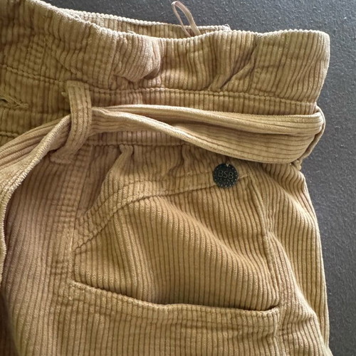 BSB shorts high-waisted with belt corduroy fabric like new beige size M