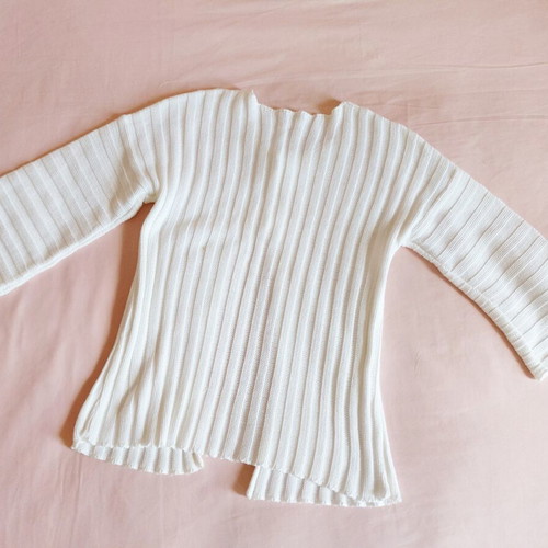 Zara knitted cardigan white like new, size 10 years