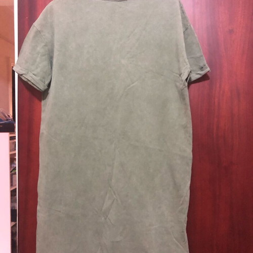 Bershka khaki blouse dress XS like new