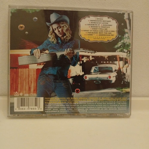 Madonna Music CD, pop album 2000