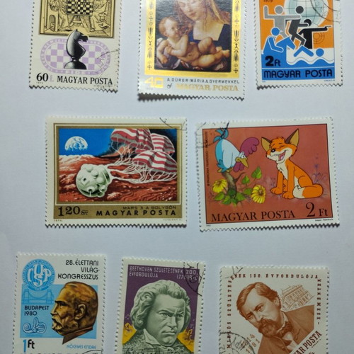Hungary 30 stamps from 1968 including Mexico World Cup 1988