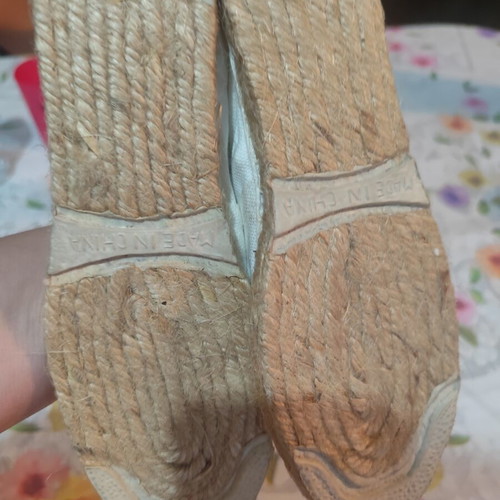 Espadrilles size 37, white