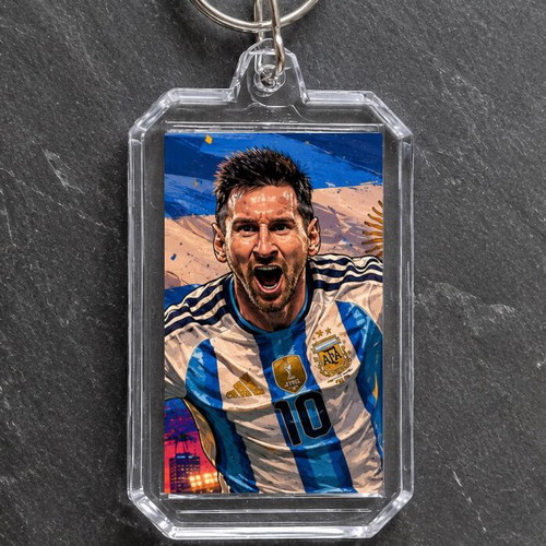 Acrylic Keychain Inspired by Lionel Messi 2026 World Cup Moments new