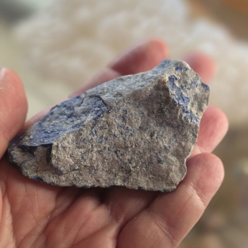 Lapis Lazuli raw from Chile used, museum piece