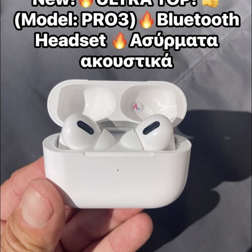 Bluetooth Headset PRO3 Ultra Top new with charging case