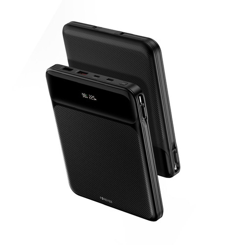 Forever TB-200 Powerbank 100W 20000mAh Συμβατό με laptop Καινούργιο Μαύρο