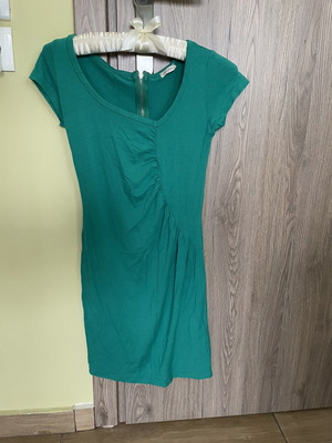 Green dress used, summer style