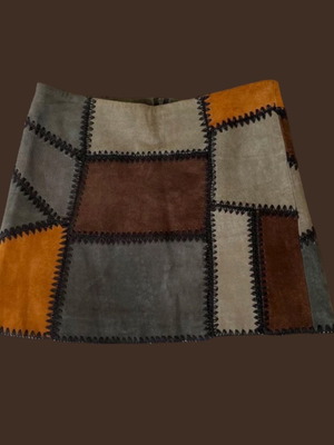 ZARA δερμάτινη μίνι φούστα μεταχειρισμένη, μέγεθος S, 100% δέρμα