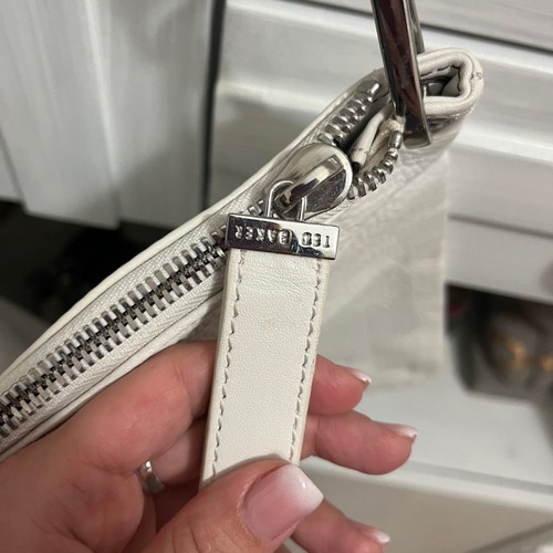 White leather shoulder bag Ted Baker like new