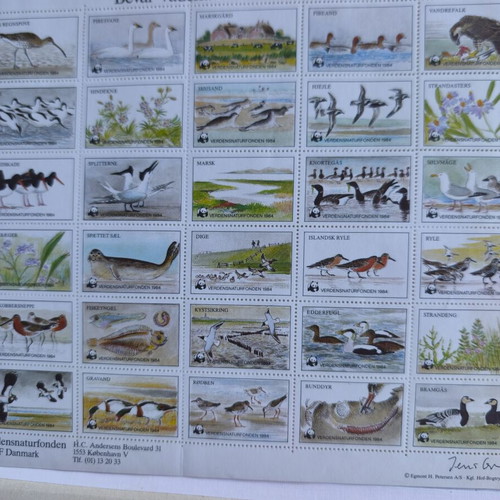Album A4 16 pages like new with multinational animal stamp collection