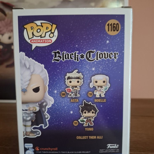 Funko Pop Nozel Silva Black Clover 1160 new limited edition
